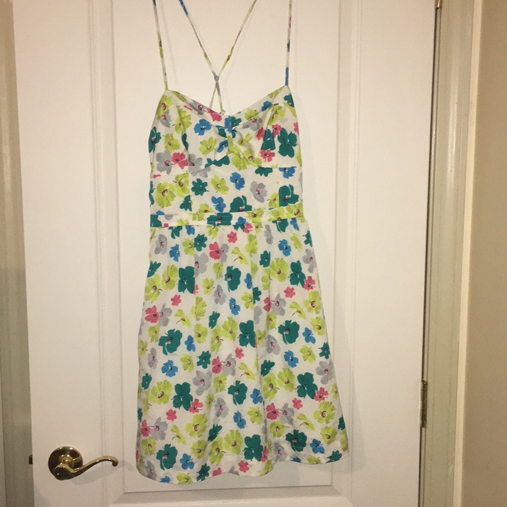 American Eagle Floral Strappy Dress